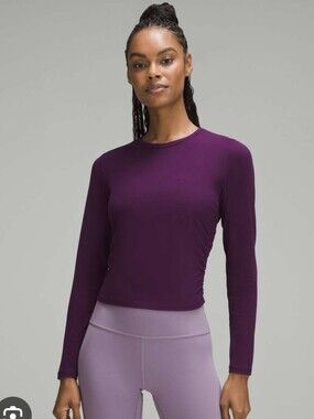 Lululemon All It Takes Nulu Long Sleeve Crop Top